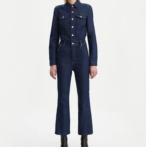 One & done NWT Levi's Kickflare Denim Jumpsuit - M